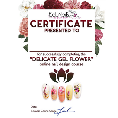 Diploma Curs Delicate Gel Flower